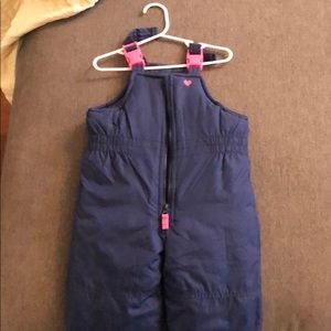 Snow overalls, toddler size 3t